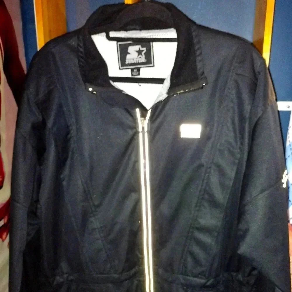 Starter Reflective Zip Athletic Running Jacket